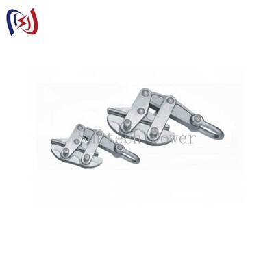 重い電気機器の安全な持ち上げのために,50-200KNの名付け負荷を持つ反扭曲鋼ロープグリッパー