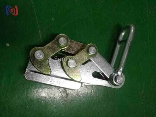 プロのダブルキャムアースワイヤグリッパー11-15mmワイヤの10-30KN名付け負荷と耐腐食のCome Alongクランプ