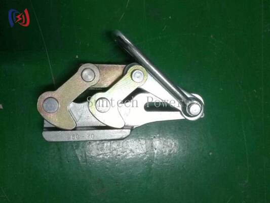 プロのダブルキャムアースワイヤグリッパー11-15mmワイヤの10-30KN名付け負荷と耐腐食のCome Alongクランプ