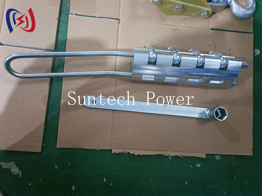 プロの光ケーブルワイヤグリッパー 安全な光ファイバーケーブル引き出しのために 8-20mm ケーブルダイアと16-25KN 定数負荷