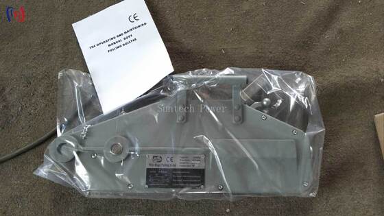 8-54KNの名付け式リフティングで,外力なしで手動操作するための携帯ワイヤロープハンドルリフ