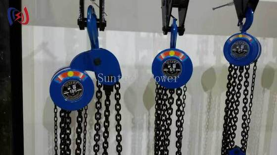 電気建設における重荷を上げるためにプロの手動チェーンホイスト 5-200KNの名付け負荷