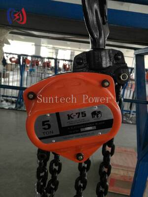 電気建設における重荷を上げるためにプロの手動チェーンホイスト 5-200KNの名付け負荷