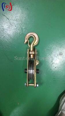 電気建設プロジェクトにおける10~200KNの名乗負荷で重荷を上げるためのプロフェッショナルホイジングタックルブロックとタックルシステム