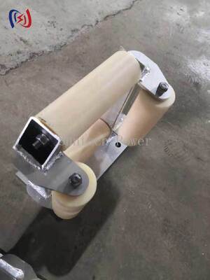 20KN フレーム付きケーブル ローラー: 180 mm 頑丈な地下牽引