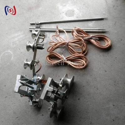 導体接地ブロック 底径50mm、最大電流100Aの誘導電気除去用