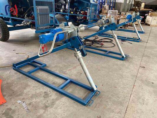 空気線 導体リールスタンド 5000-7000kg 45rpm 導体ドラムスタンド