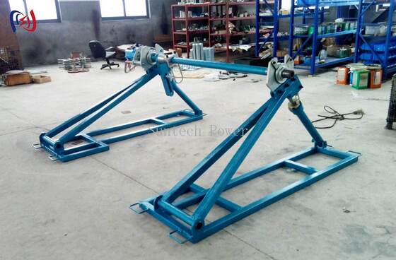 空気線 導体リールスタンド 5000-7000kg 45rpm 導体ドラムスタンド