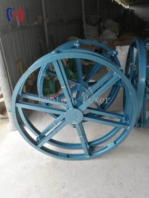 垂直ケーブルリールスタンド 10-70KN 500-1500mm 電線ドラムスタンド 省スペース