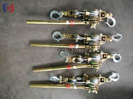 10~30KNの名付け負荷と1200~1500mmの短線長さのラチェットワイヤ・タイタナー
