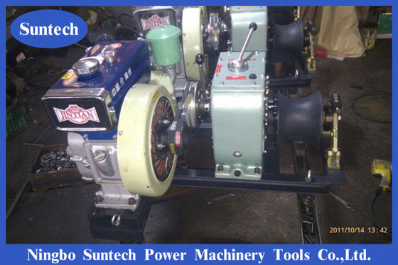 ISOによって承認される4.1kw 30KN 5Tの動力を与えられたウィンチの電線の引き手