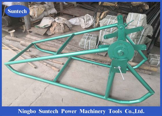 6tケーブル ドラムの持ち上がるジャックGSPロープの揺りかごの巻き枠の立場をひもでつなぐ構造