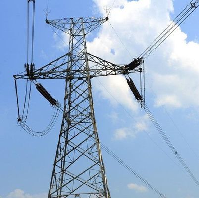 高圧の角度の鋼鉄電気送電線タワーJIS H8641