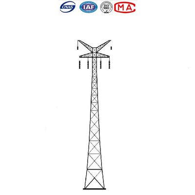 熱いすくいの架空送電線のための電流を通されたQ235電力タワー