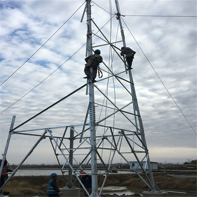 110kV 132kVの送電のための怒りの鋼鉄格子パイロン