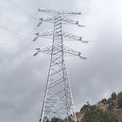110kV 132kVの送電のための怒りの鋼鉄格子パイロン