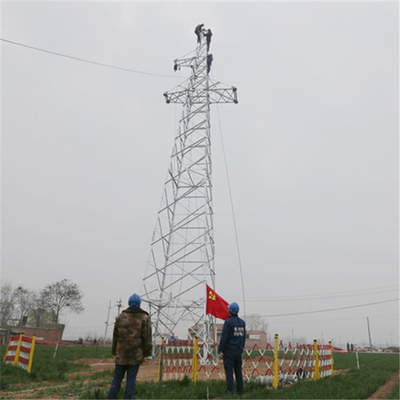 格子HDG鋼鉄33KV送電線タワー
