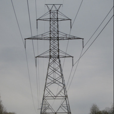 10 - 1000KV HDGの角度鋼鉄二重回路の格子伝達タワー