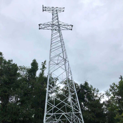 110KV HDGの角度の鋼鉄パイロン伝達タワー