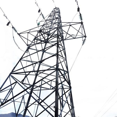 750KV送電の電流を通された格子タワーへの10KV