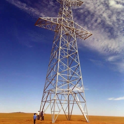10 - 700KV HDGの格子伝達鋼鉄タワー