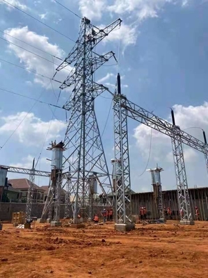 10 - 1000KV送電は鋼鉄タワーに格子をつける