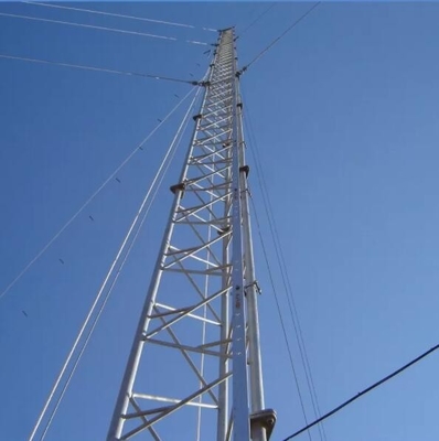 自己サポート管状の電気通信タワー信号伝達のための15 - 60mの高さ