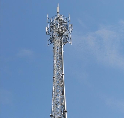電流を通されるASTM A123は鋼鉄電気通信によってがそびえている管状の角度に格子をつける