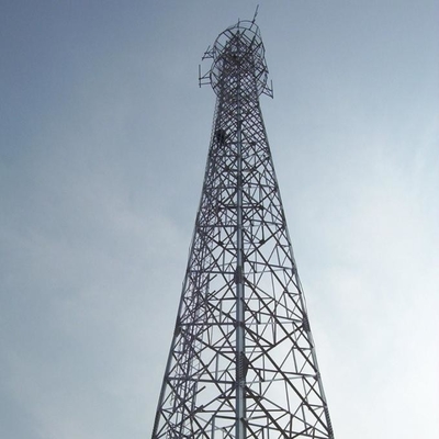 電流を通されるASTM A123は鋼鉄電気通信によってがそびえている管状の角度に格子をつける