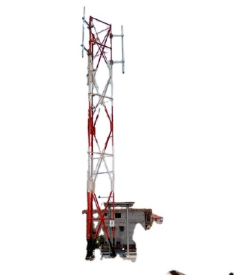 Gsmの屋上の電気10mの鋼鉄アンテナ鉄塔の格子