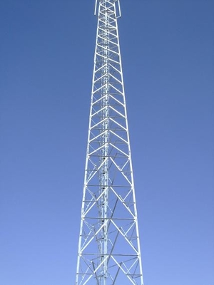管状のテレコミュニケーション鋼鉄タワーの熱いすくいはQ355に電流を通した