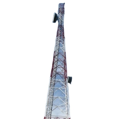 角の100M Gsmのアンテナ鉄塔のマストおよびブラケットの航空障害物表示燈