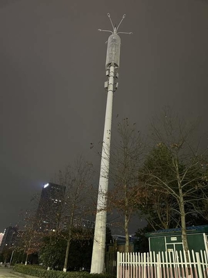 Q345ブラケットが付いている鋼鉄電流を通されたマスト タワー ポーランド人
